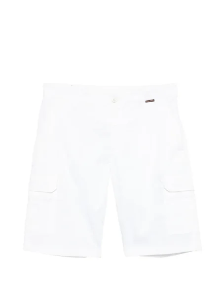 Pantaloni scurți cargo Moorer alb