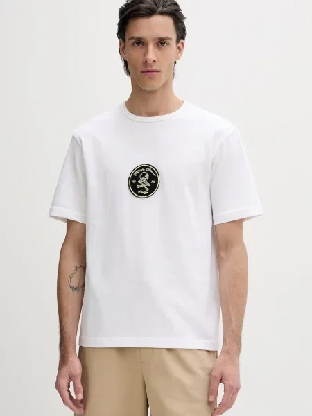 HUGO tricou din Dobul alb