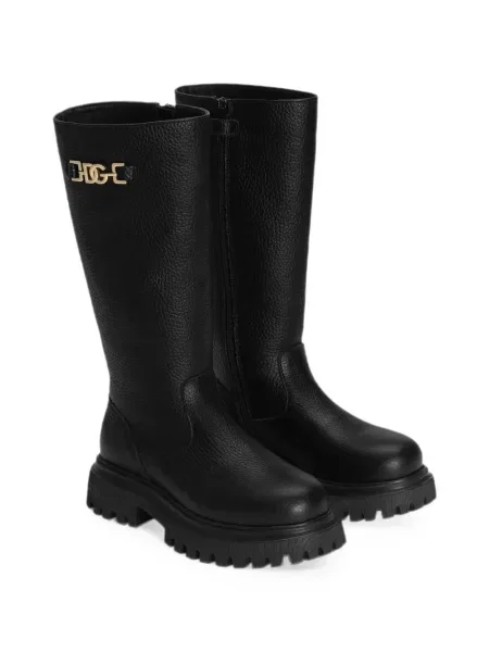 Botki dziecięce Dolce And Gabbana czarne