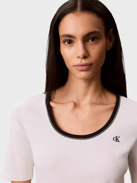 Дитяча футболка Calvin Klein Jeans біла