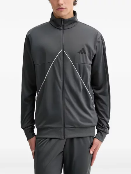 Csíkos tornaterem rövidnadrág Adidas nyomtatás kék