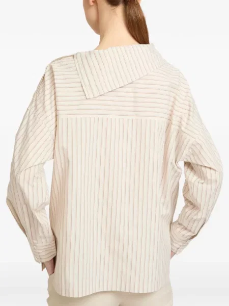 Bluzka Yves Salomon asymetryczna popelinowa