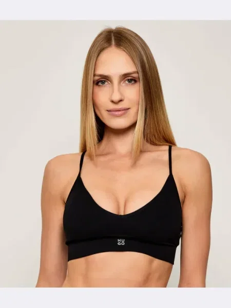 HUGO Sutien Bralette negru
