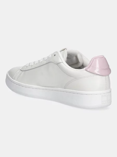 Sneakers Tommy Jeans Archive Valentines Écru alb