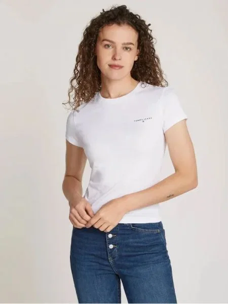 Tommy Jeans Tricou alb