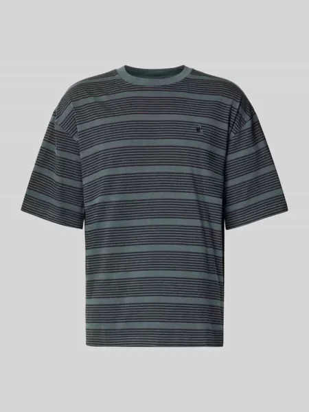 T-shirt o kroju relaxed fit z wyhaftowanym logo model ‘HANSON’ Carhartt Work In Progress zielona