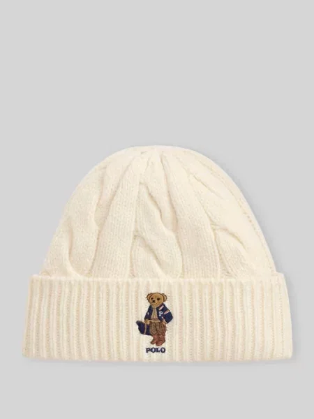 Polo Ralph Lauren Czapka Kremowy biała