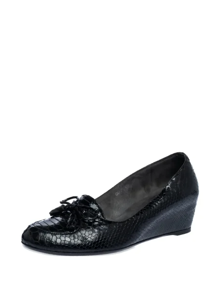 Pantofi cu toc Stuart Weitzman cu funde negru