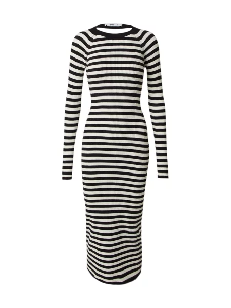 EDITED Rochie Marcelina negru alb