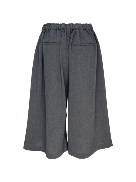 Pantaloni Renli Su cu broderie gri