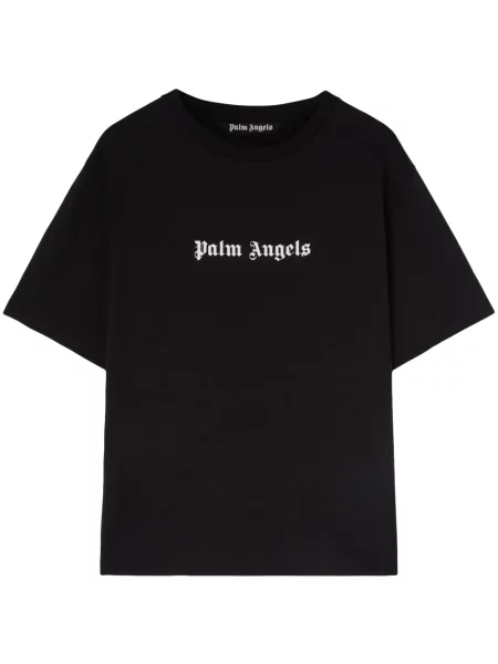Tricou Palm Angels cu imagine negru