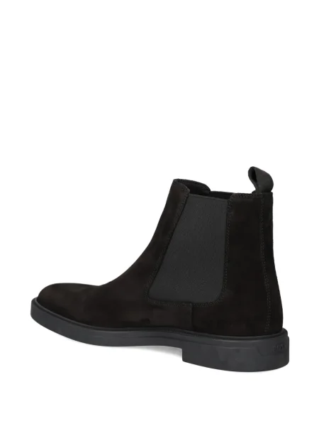 Botine Boss din piele de căprioară negru