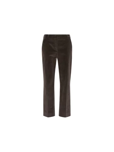 Spodnie Weekend Max Mara brązowe