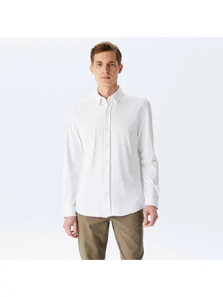 Lacoste Koszula Lacoste biała