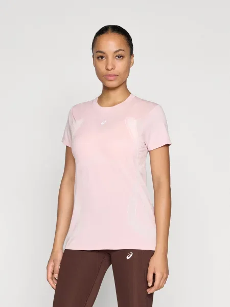 Tričko na behanie dámske ASICS Seamless morganite/crystal pink biela