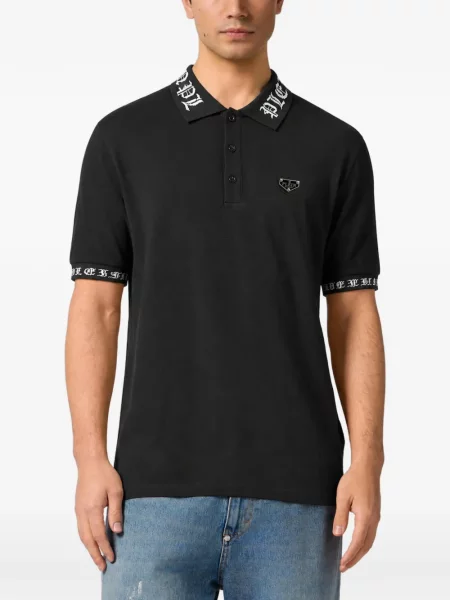 Tricou polo Philipp Plein negru