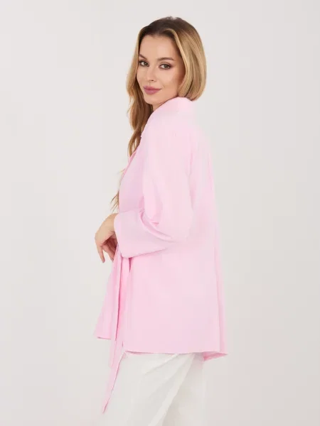 Cămașă Rue Paris asimetrică alb