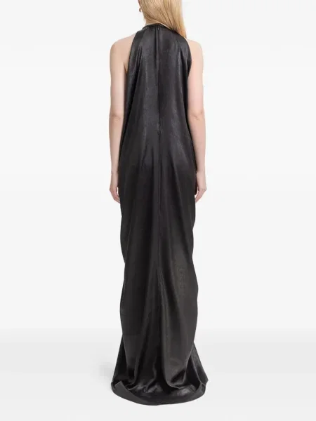 Rochie maxi Gemy Maalouf drapată de costum negru