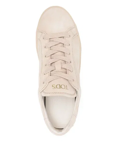 Sneakerși Tod's din piele de căprioară cu tepi