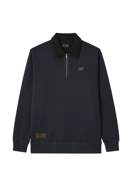 Tricou polo Izzue cu autograf albastru