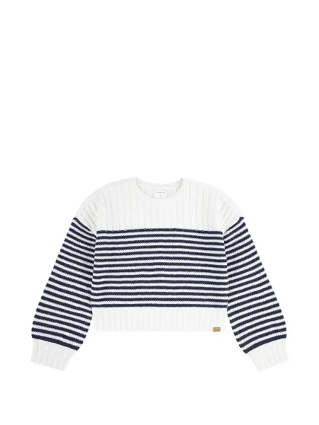 Sweter dziecięcy Abercrombie Fitch biały