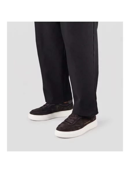Sneakersy Alexander Smith zamszowe brązowe