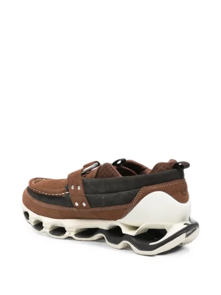 Sneakerși Mizuno cu cataramă maro