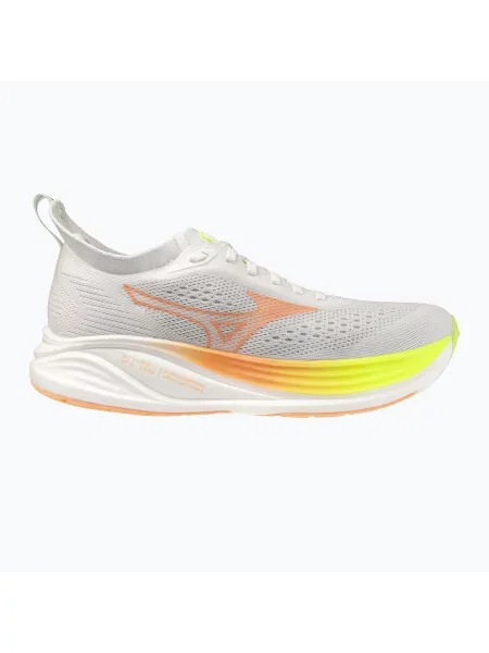 Încălțăminte de alergare pentru femei Mizuno Neo Zen 2 gf white/flamingo coral/lime pulp alb