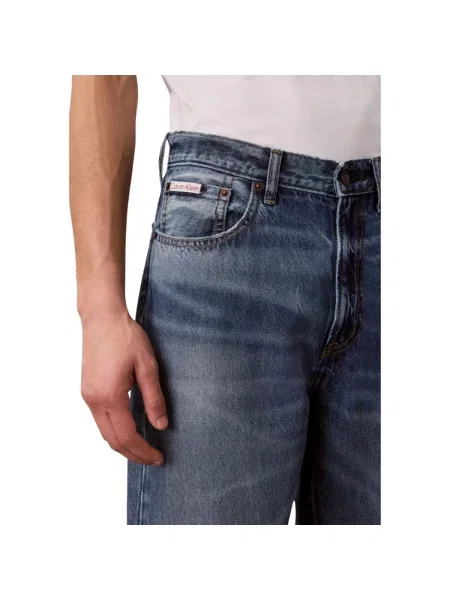 Blugi Calvin Klein Jeans albastru