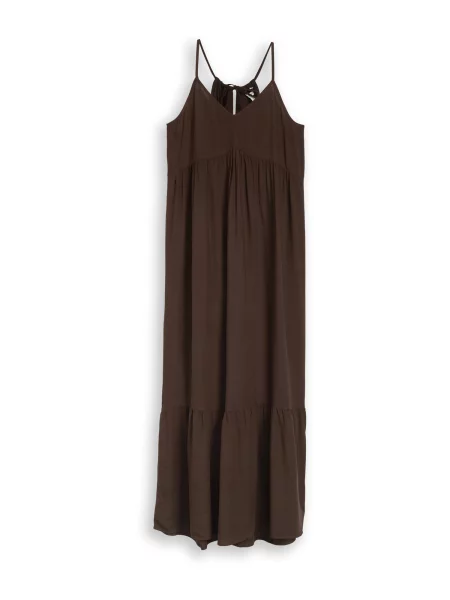 TOM TAILOR DENIM Rochie de vară închis maro