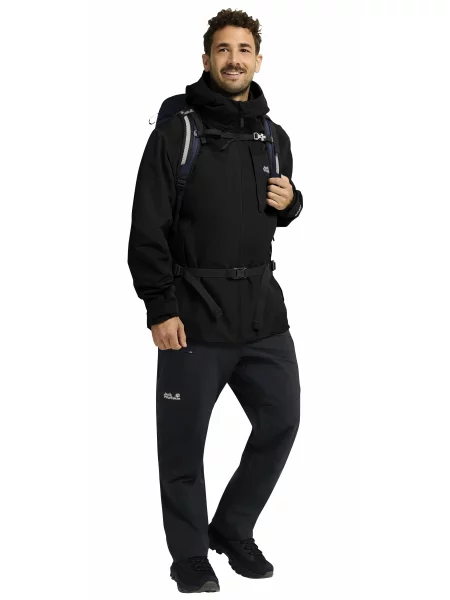 Ветровка Jack Wolfskin серая