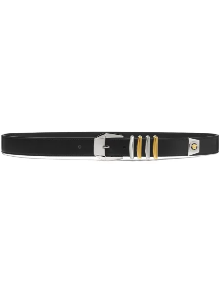 Curea Versace din piele negru