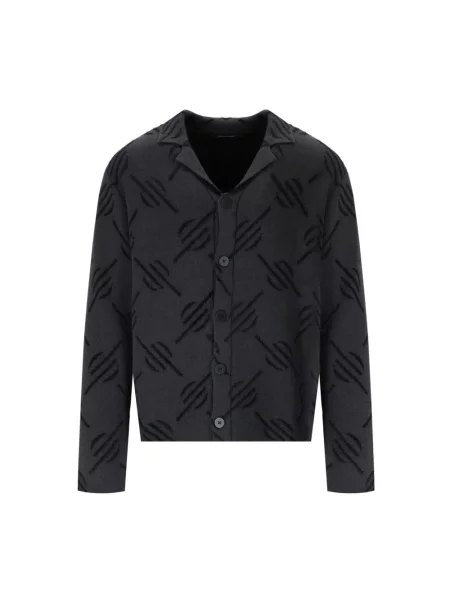 Daily Paper kardigan Kirabo Monogram Knit Cardigan czarny