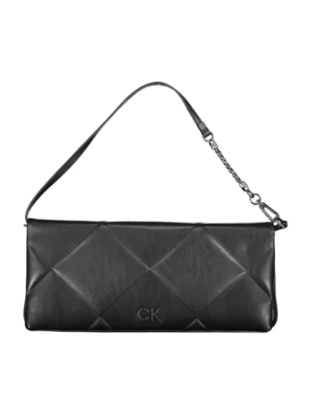 Kopertówka Calvin Klein skórzana czarna