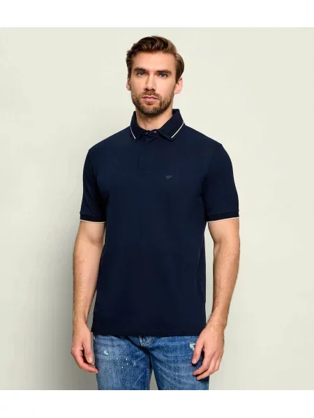 Tricou polo Emporio Armani