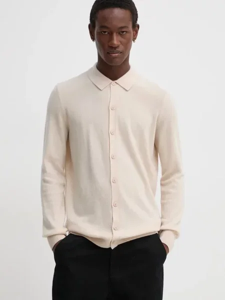 FROM FUTURE cardigan din casmir bej