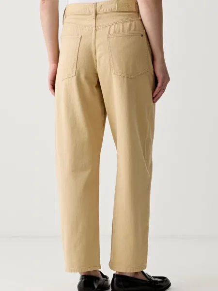 Tommy Hilfiger jeansy barrel beżowe