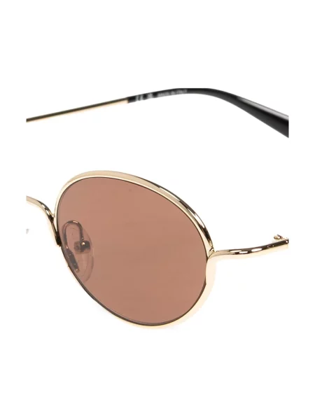 Okulary przeciwsłoneczne Alexander Mcqueen żółte