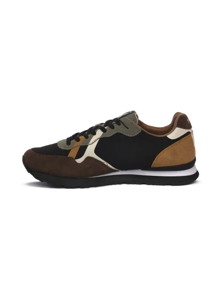 Pepe Jeans Sneakersy Brit Prints M hnedá