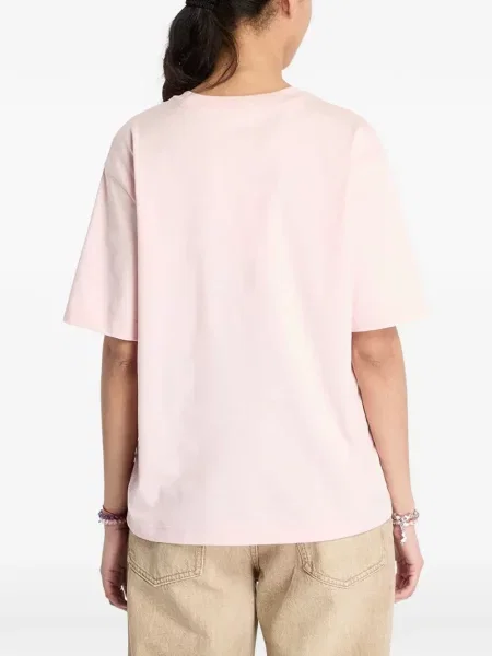 Tricou Lacoste cu aplicații roz