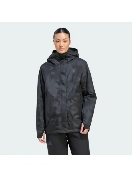 Ocieplana kurtka dwuwarstwowa Terrex Multi CLIMAPROOF czarna