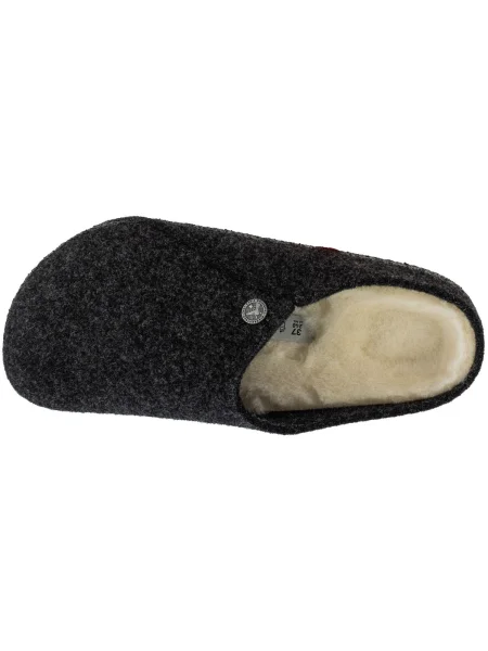 Pantofi Birkenstock din piele de oaie negru