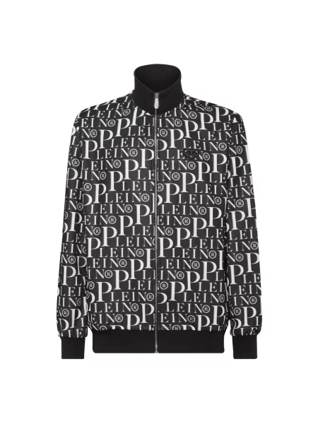 Kurtka Philipp Plein do biegania czarna