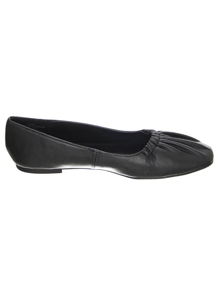 Balerinki Steve Madden skórzane czarne