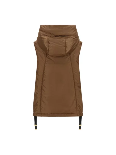 Kamizelka puchowa Max Mara brązowa