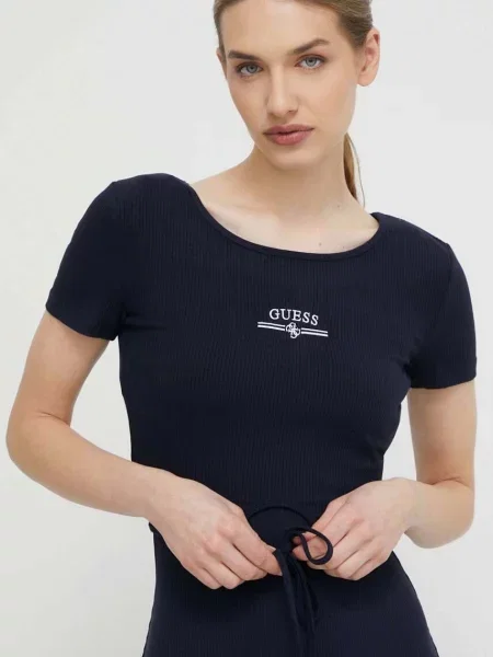 Тениска Guess NYRA тъмносиньо