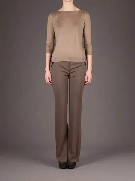 Pantaloni Giles maro