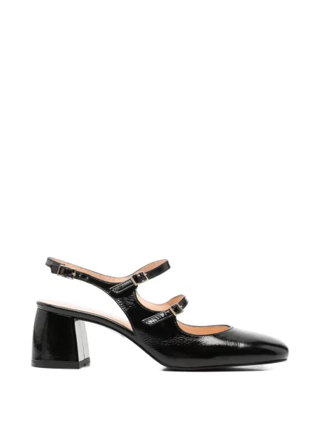 Pantofi cu toc Sergio Moretti Firenze slingback cu bretele negru