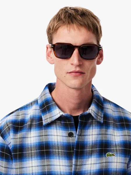 Рубашка Lacoste синяя