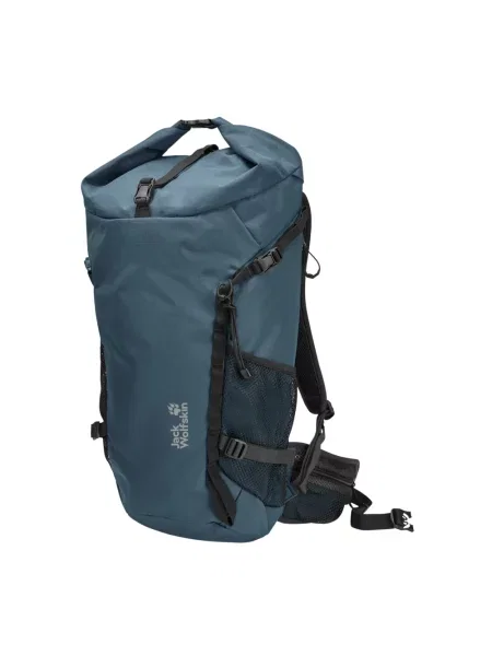 Jack Wolfskin plecak VELOCITY LITE granatowy duży z nadrukiem niebieski